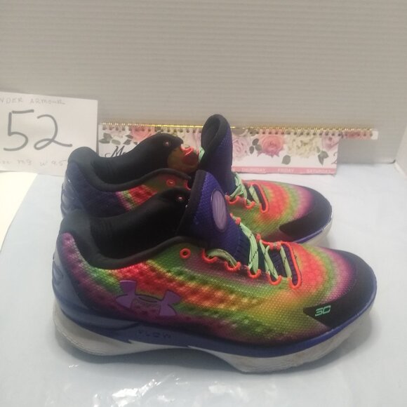 Under Armour Curry 1 Low sneakers in a FloTro Size M8 W 9.5 - Picture 5 of 10